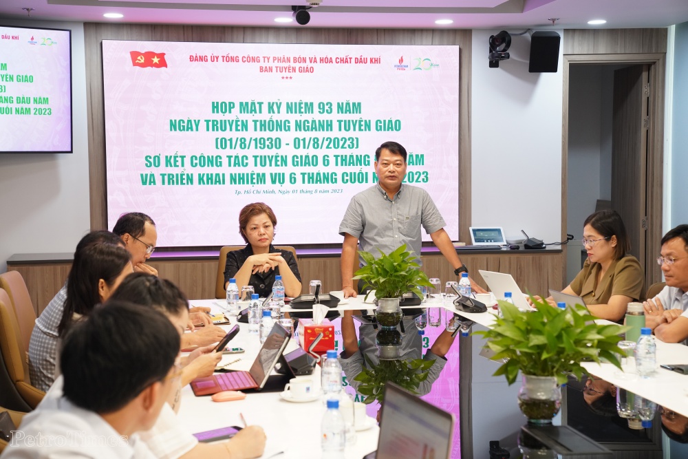 Công tác tuyên giáo của PVFCCo đạt kết quả tích cực, toàn diện Công tác tuyên giáo của PVFCCo đạt kết quả tích cực, toàn diện